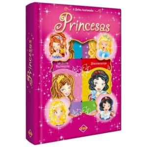 Princesas 6 Libritos Acartonados Cofre Imantado